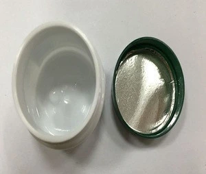 PET+PP Jar Plastic body Round empty cream jar Small size plastic jar 602J-20ML