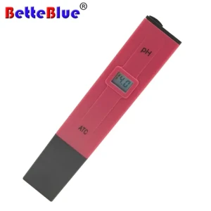 pH-009  Fish Tank Swimming pool Digital pH Water Tester Pen 0-14.0 pH Measurement Range  Portable pH Meter with Atc