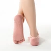 Pilates Women Cotton grip Five Toe Socks Breathable Anti-Slip yoga socks