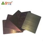 Polish Stainless Steel Mirror Surface 0.3-3.0mm Thickness Gold Mirror stainless steel Sheet