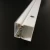 Import polycarbonate plastic co extrusion square led light tube housing sleeve 30X30MM white and transparent colour from China