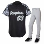 Polyester custom design team player baseball uniform sets..