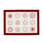 Popular eco-friendly fiberglass silicone rolling baking mat