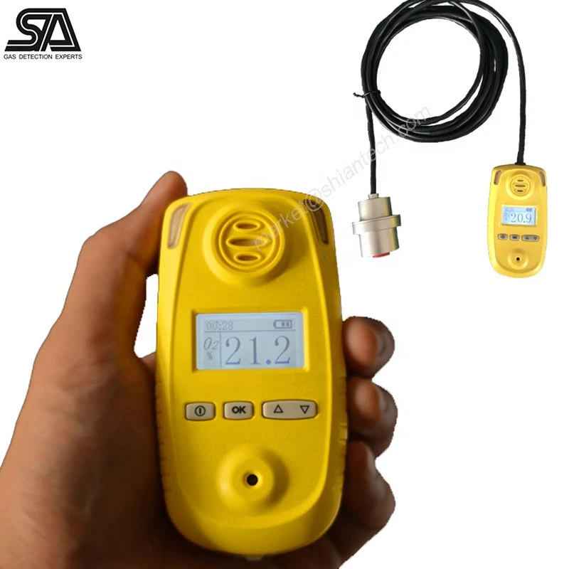 Portable oxygen measuring meter full range O2 gas analzer for  Laboratory and building air quality monitoring