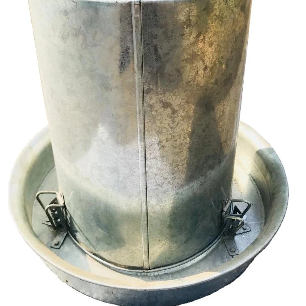 Poultry feeders Galvanized hanging Automatic Poultry Feeder for Chicken House