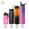 Powder Coating Double Walled Stainless Steel Drinking Water Bottle Custom Hydro Ice Cream VacuumThermos Flask