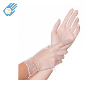 Powder/ Prower Free Examination White Vinyl Gloves