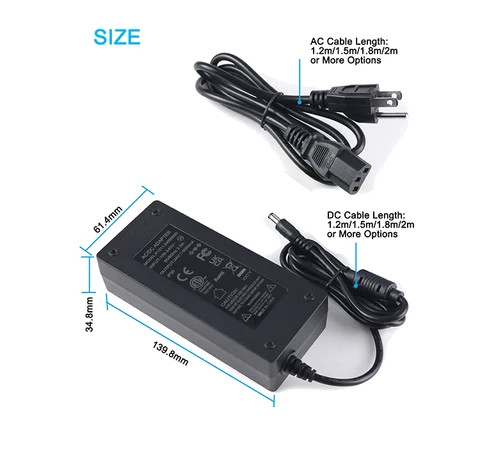 Buy Power Adapter 12v 6a Us Eu Uk Au Wall Plug Ac Dc Adaptor Charger 12 ...