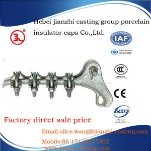 precision casting NLD bolt type strain clamp for power line accessories