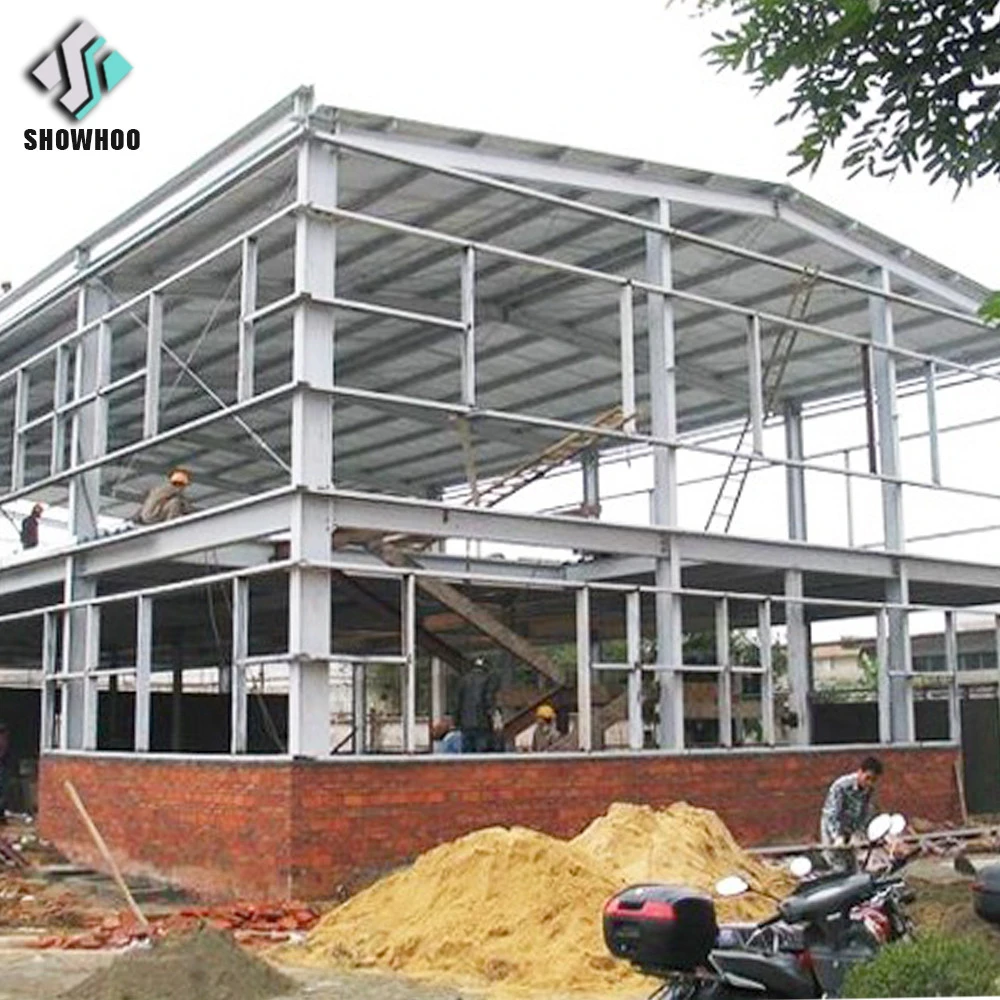 Prefabricated Insulated Two Storey Steel Building Kits