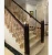 Import Prefabricated stairs gold color aluminum railing balustrades handrails from China