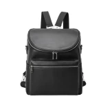 Premium pu Leather wholesale portable baby diaper nappy backpack waterproof diaper bag quilted baby bags