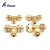 Import Pressure 1.5 MPA angle 3 way lock connector pipe fitting,gas brass connector elbow from China