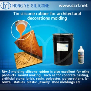 prices liquid silicone rubber for garden stone molds/decorative stone molds
