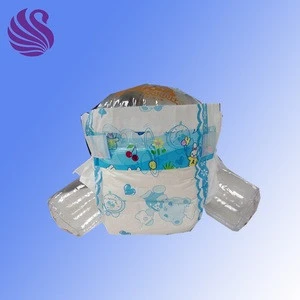 Printed feature 100% USA fluff pulp material disposable baby diaper / Good price disposable unsex baby nappies