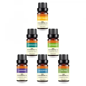private label 10ml Lavender Oil 6 Packs Aromatherapy Essential Oils 100% Pure Therapeutic Grade Diffuser Relaxation  Wholesale