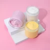 Private label wholesale organic skin care moisturizing body butter cream natural shea butter rose mango whipped body butter
