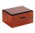 Import Professional Black Boarder Single Mahogany Sticker Classic High Glossy Wooden Box For Watch from China