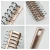 Import Professional ECO Friendly Customised Detangler Rose Gold Logo Curly Extension Salon ABS Nylon Hair Brush from China