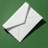 Professional production White Envelope Clutch Evening bag