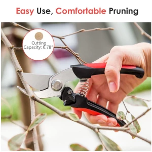 Professional Stainless Steel Garden Tree Pruner Gardening Hand Pruning Shears Scissors with Handle
