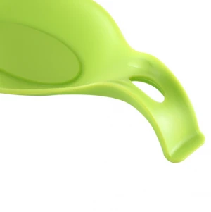 Promotional And Cheap Spoon Rest Holder Kitchen Heat Resistant Approved Silicone Spoon Rest