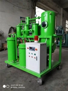 Pure physical process polluted hydraulic oil engine oil filtration machine