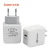 Import QC3.0 usb wall charger mobile phone accessories 1 x USB Port and EU/AU/UK/US Socket Standard Adapter from China