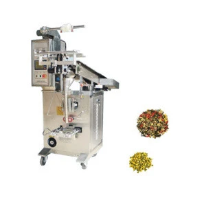 QD-60DS Vertical chain bucket automatic walnut pouch packing machine for biscuit / soap / nail