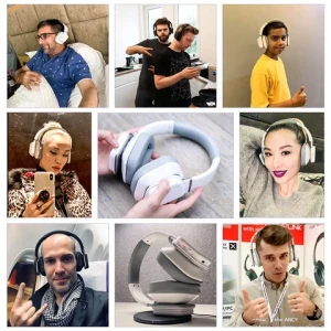 Qualcomm AptX Wireless Touch Control Bluetooth Headphones with Hybrid Active Noise Cancellation Headphone for iphone
