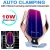 Import R9 10w qi chargeur car wireless car charger with usb and cable flast light chargeur for Samsung Apple from China