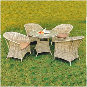 rattan wicker furniture round table chairs, rattan furniture set,wicker garden furniture HFC-061