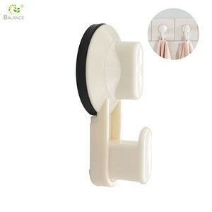 Removable domestic bathroom  accessories  multi-purpose suction cup single  plastic  robe hook