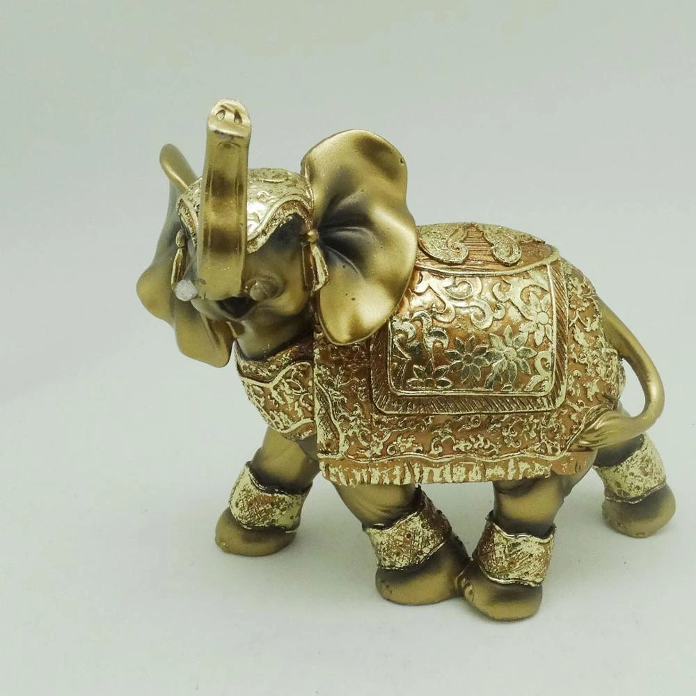 Resin elephant figurines home decor