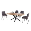 Restaurant Dining Room Chairs And Tables Set With 8 Chair New Style Cafe Wood Modern Table Wooden 6 Antique Marble Luxurious
