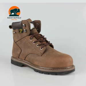 Rocky Buffalo Brandbest selling high quality cheap price usa style goodyear welt work boots stock safety shoes