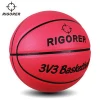 Rose color PU basketball for women or girl size 7 basketball ball