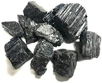 Rough Black Tourmaline Stones healing crystals