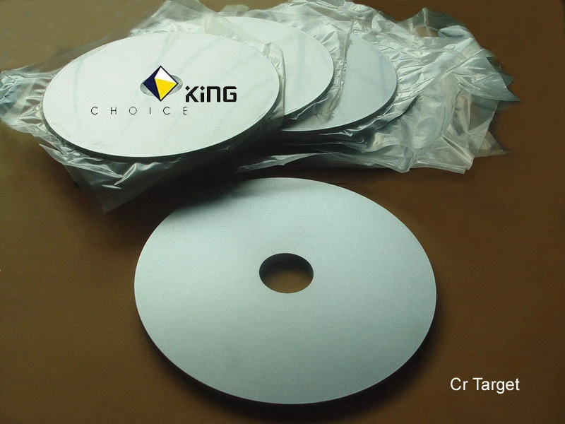 Round Chrome Cr 2N5 99.5% Target with copper clad Sputtering Target