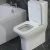 Import Russia wc toilet set bathroom squat pot  closet square  intelligent toilet high rise tank  Closets black sanitary vertical trap from China