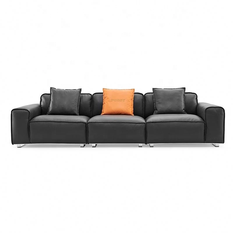 Rustic Leather Sofa Home Furniture Classic Living Room Furniture Modern Sofa Sets