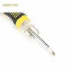 S2 Steel Plastic Handle screwdriver with LED light in head 4 in 1 screwdriver