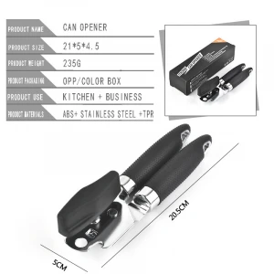 Safety can opener Strong  Multi-function can opener stainless steel can opener kitchen gadgets