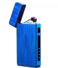 Sale flameless no gas electric led touch dual Arc Lighter usb rechargeable