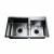 Import Sanitary ware wash basin double bowl stainless steel handmade kitchen undermount sink from China