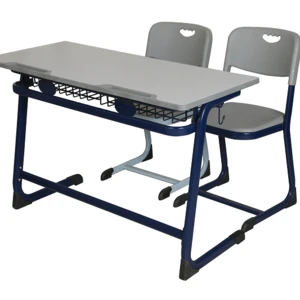 school furniture sets  double desk and chair primary student table hot sale