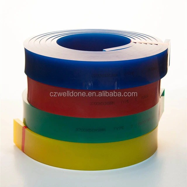 Screen Printing Squeegee Rubber/Polyurethane Squeegee Blade/PU Squeegee Blade For Silk Screen
