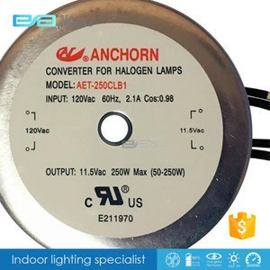 Sea Lighting Anchorn Electronic Halogen Low Voltage 110V 12V 250W Transformer