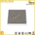 Semi-outdoor red/blue/yellow/green single color 16x16 led matrix, flexible led dot matrix