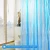 Import Shower Curtain Liner Mildew Resistant Anti Bacterial Waterproof for Hotel Bathroom, 3D Design Ripple Plastic Shower Curtain from China